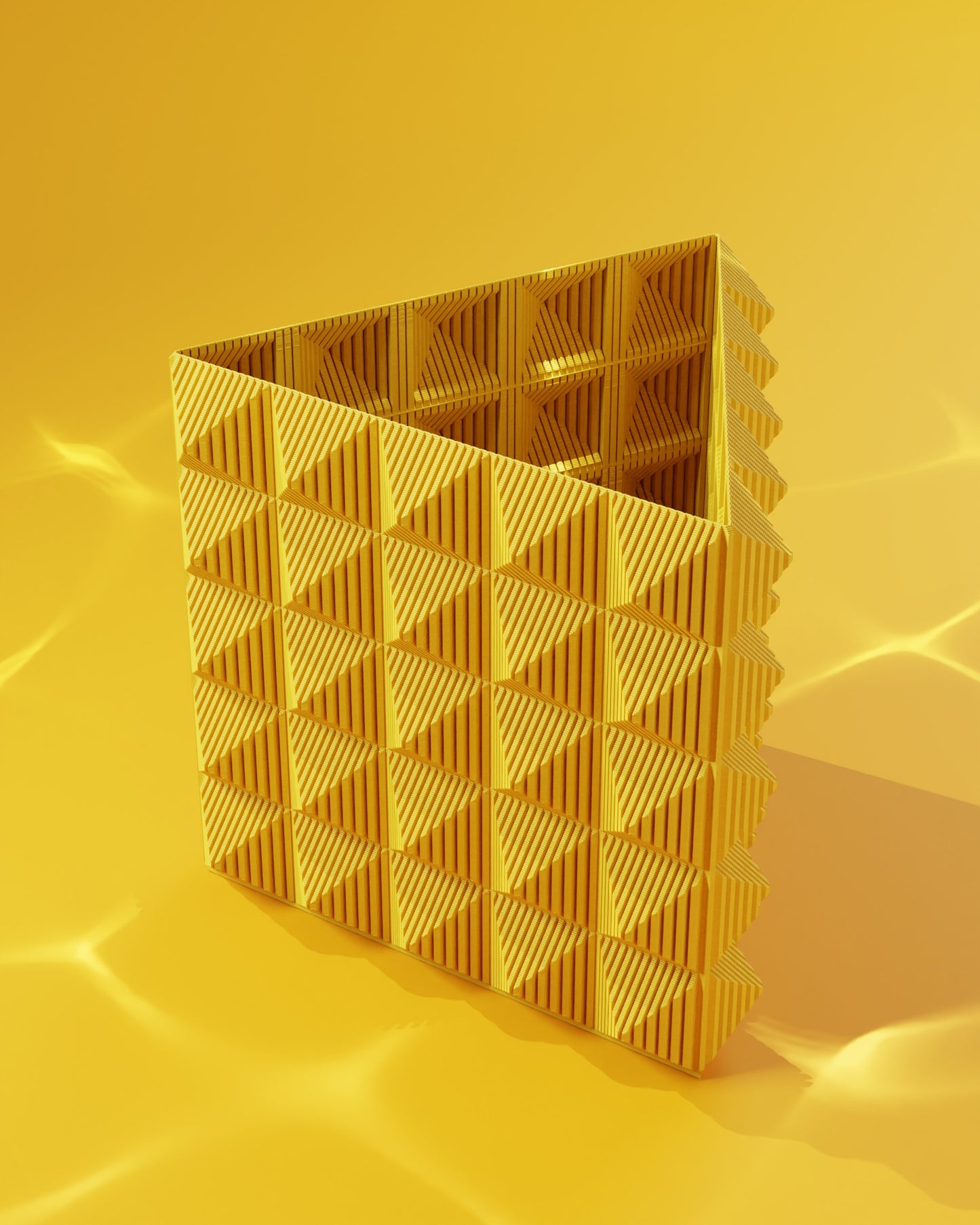 Triangle vase