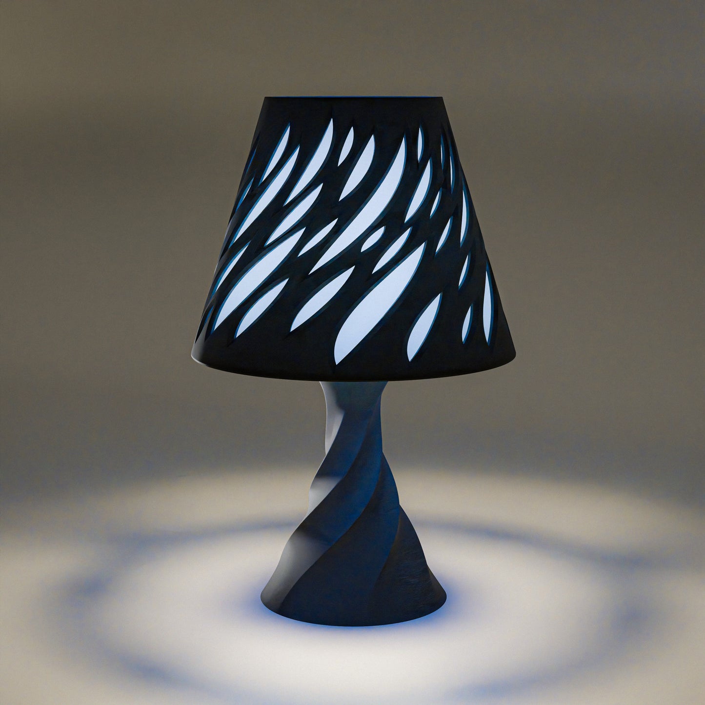 Tall Spectra lamp