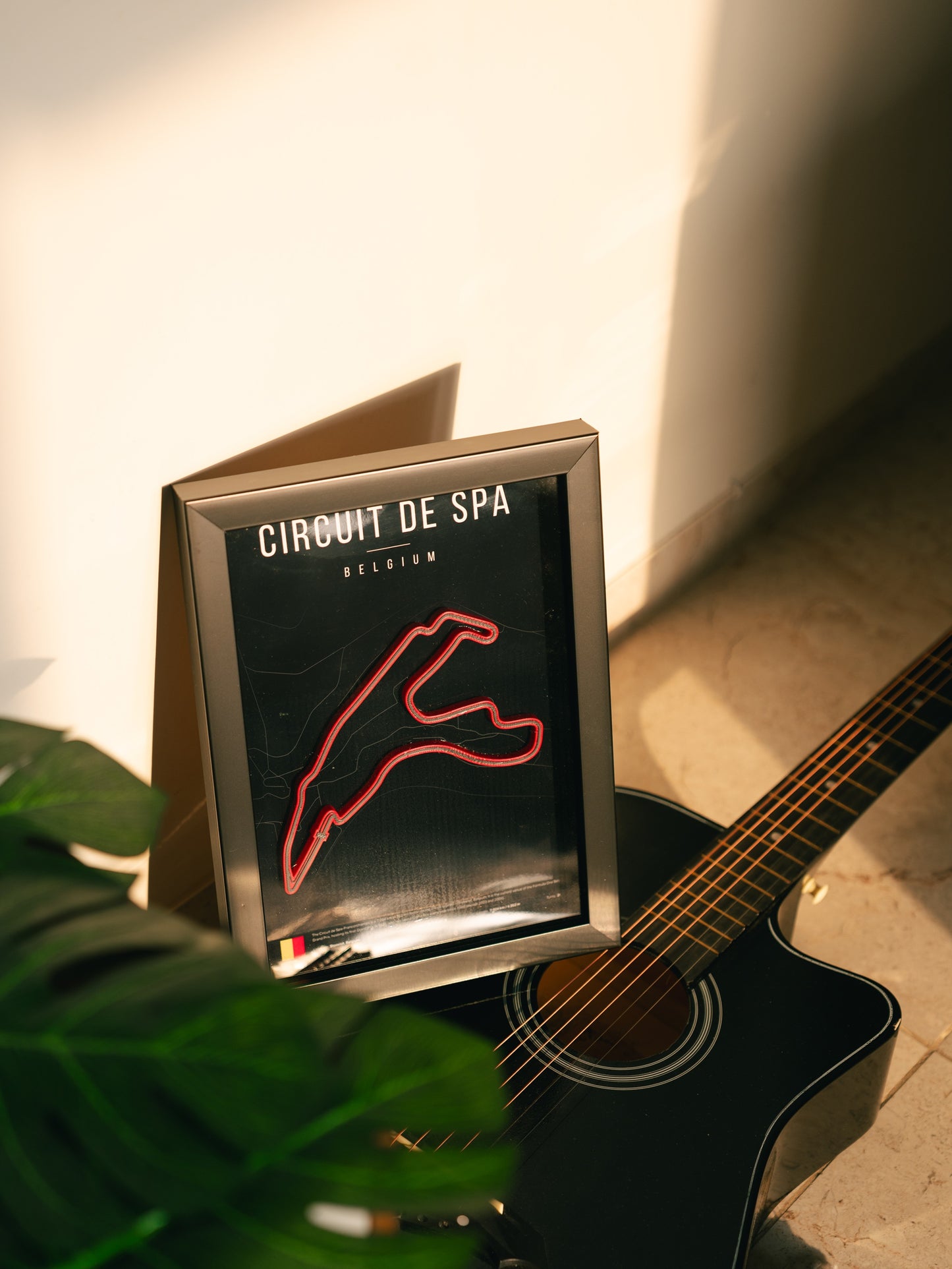 Circuit De Spa F1 Track 3D Wall Frame