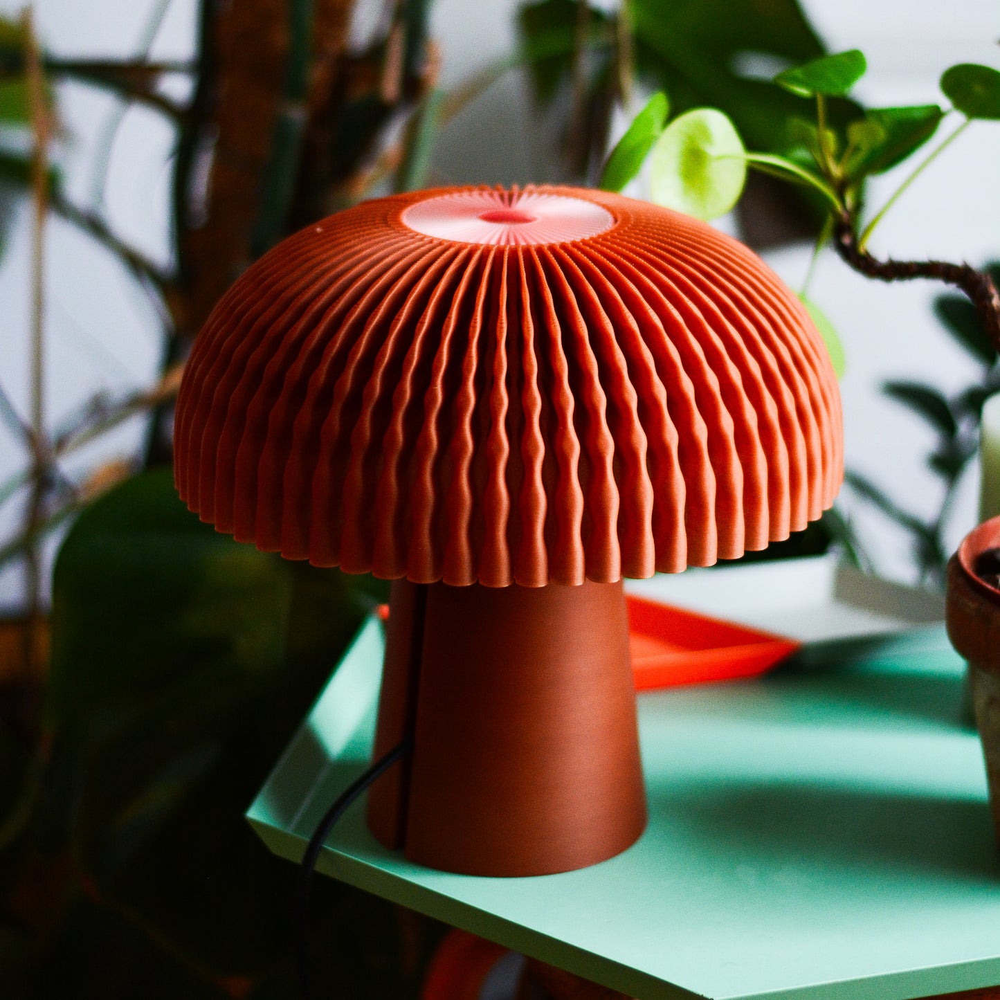 Orange Table Lamp