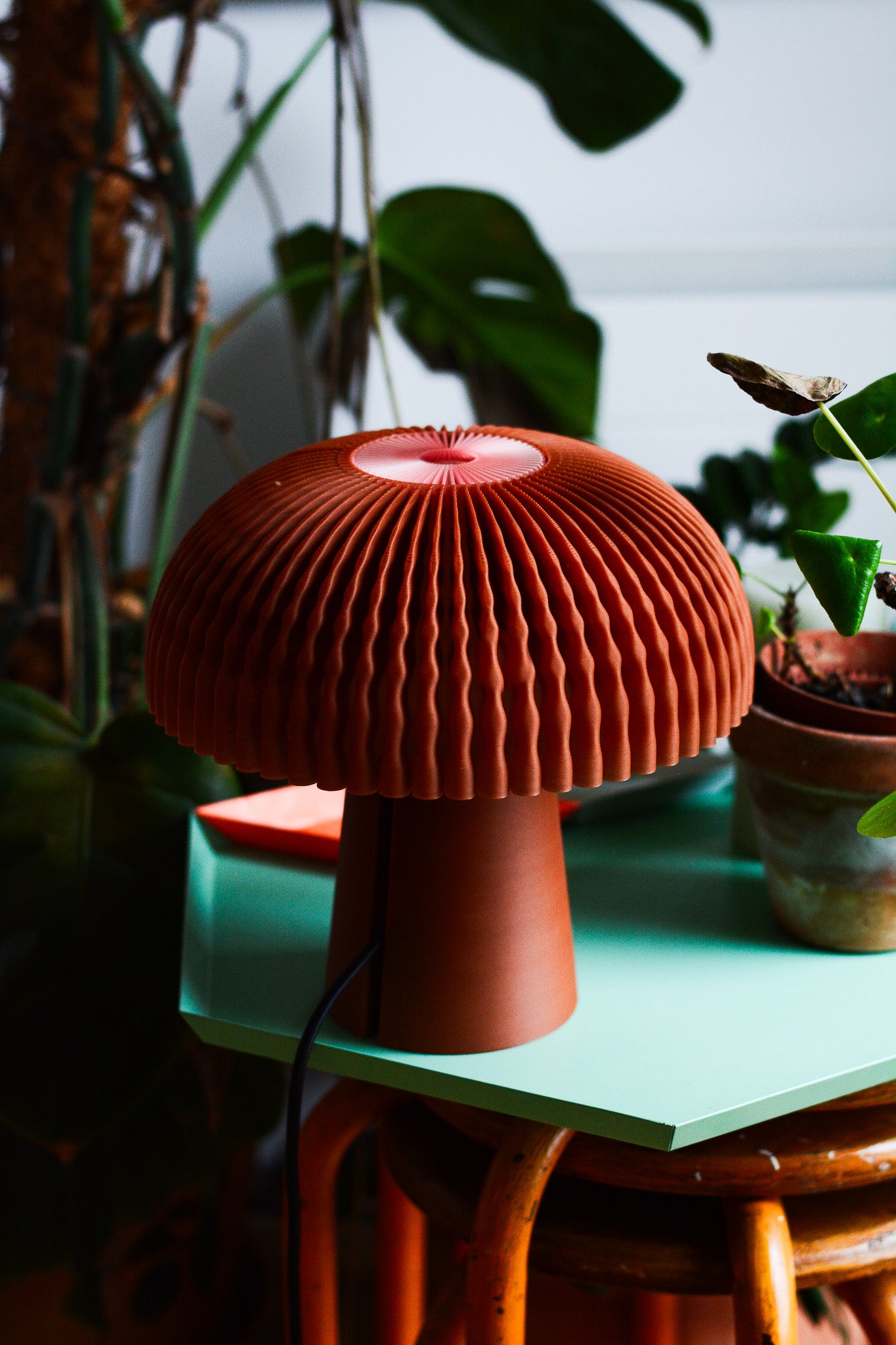 Orange Table Lamp