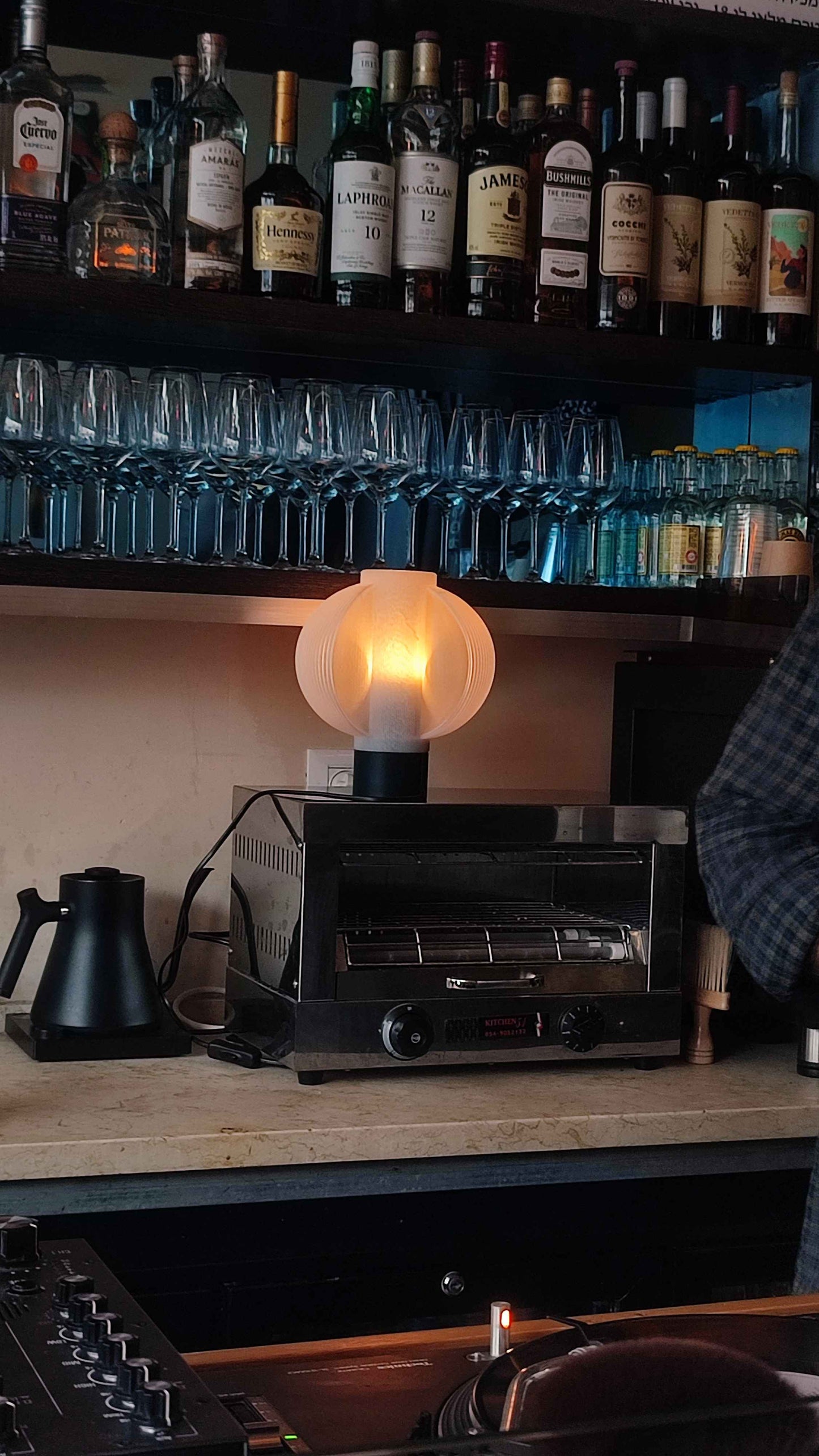 Black Lemon Table Lamp
