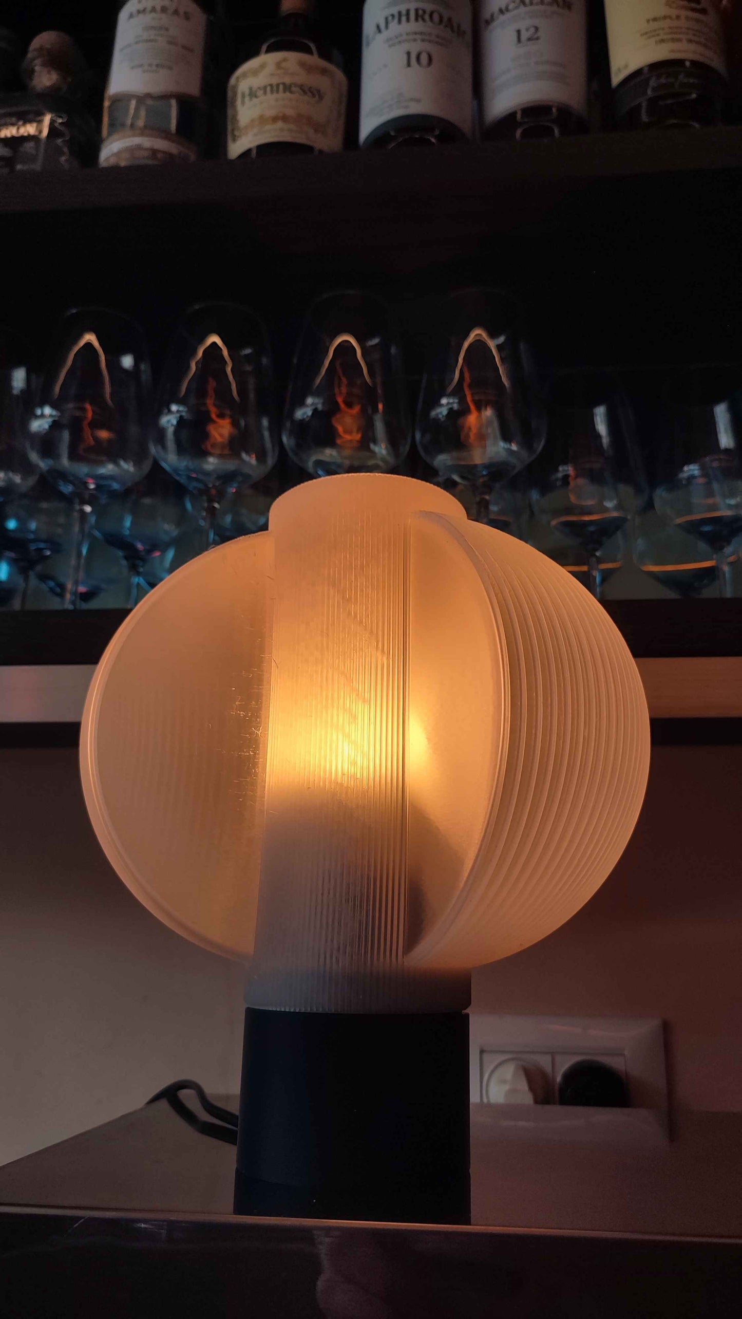 Black Lemon Table Lamp