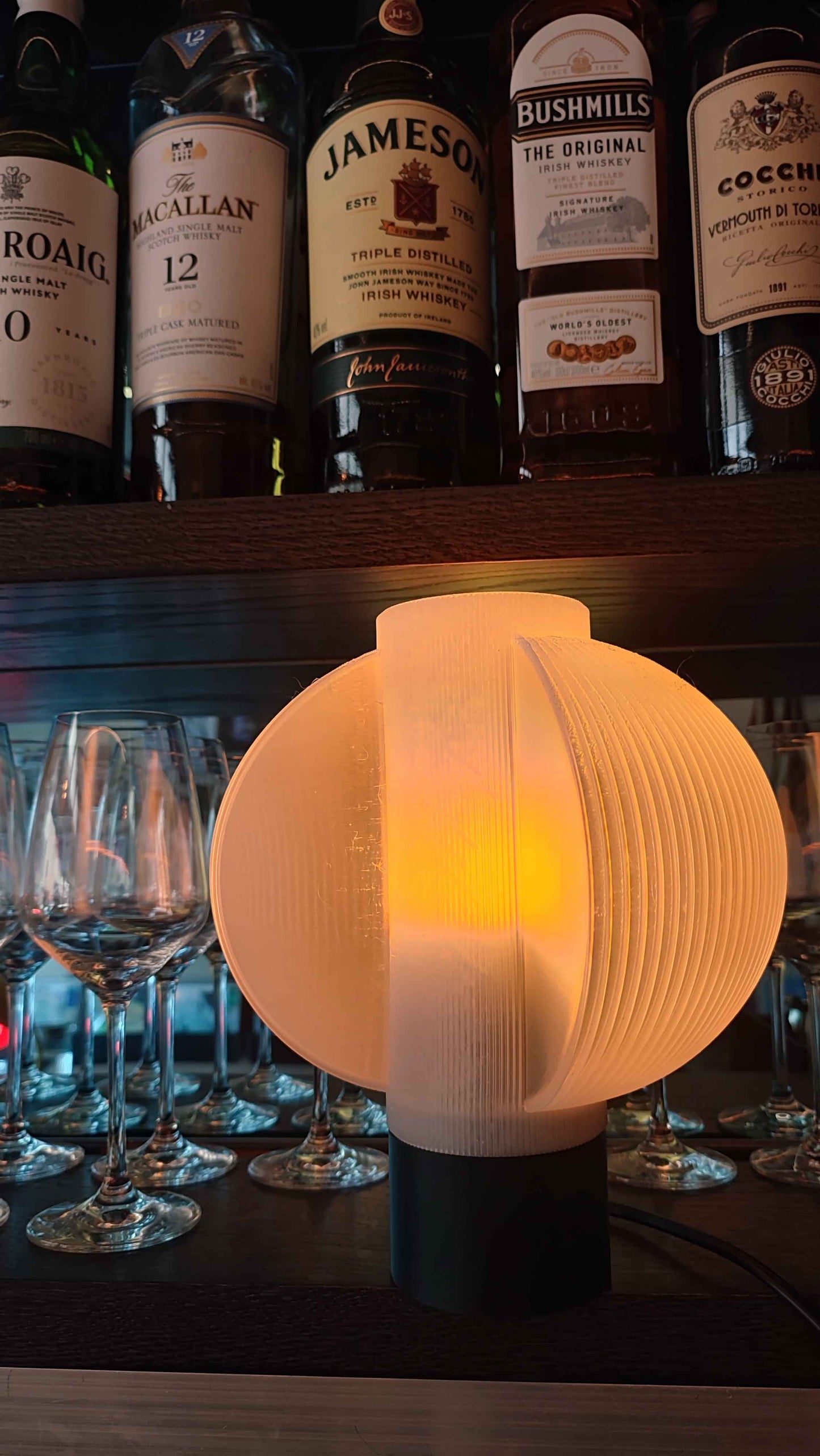 Black Lemon Table Lamp