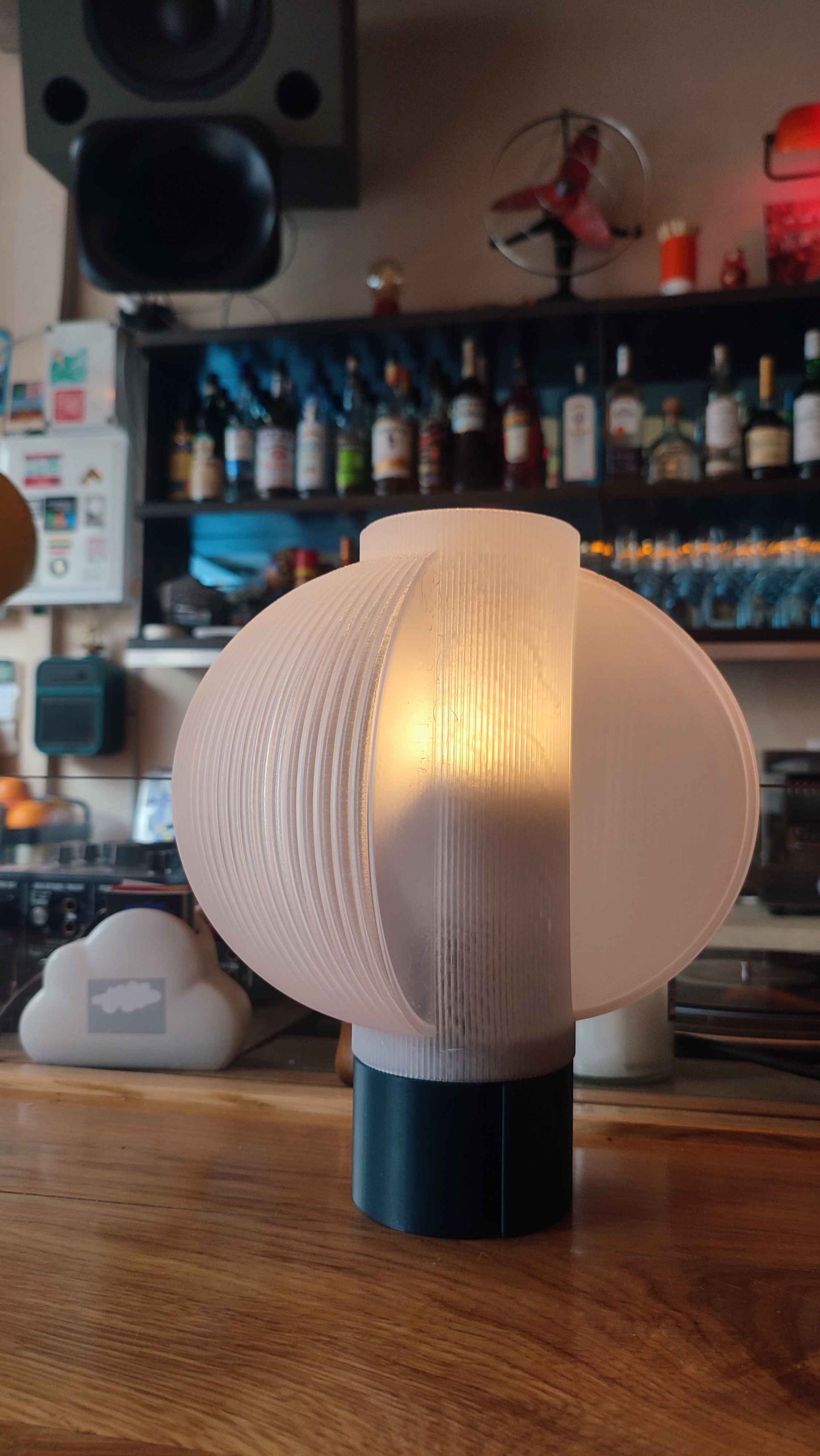 Black Lemon Table Lamp