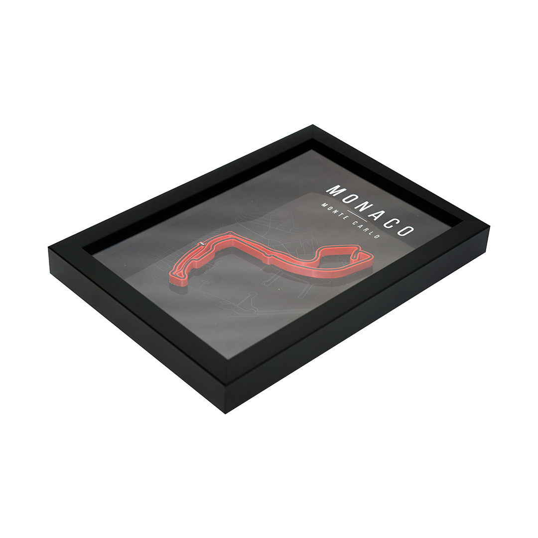 MONACO F1 Track 3D Wall Frame