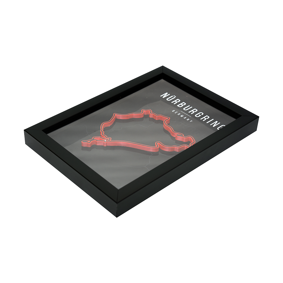 Nurburgring F1 Track 3D Wall Frame