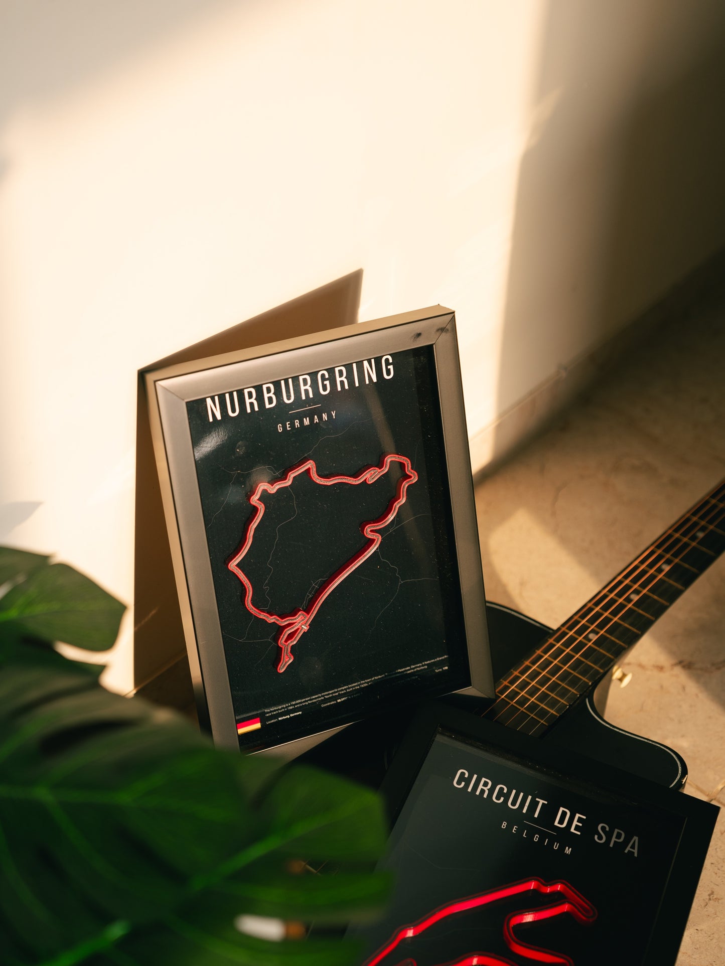 Nurburgring F1 Track 3D Wall Frame