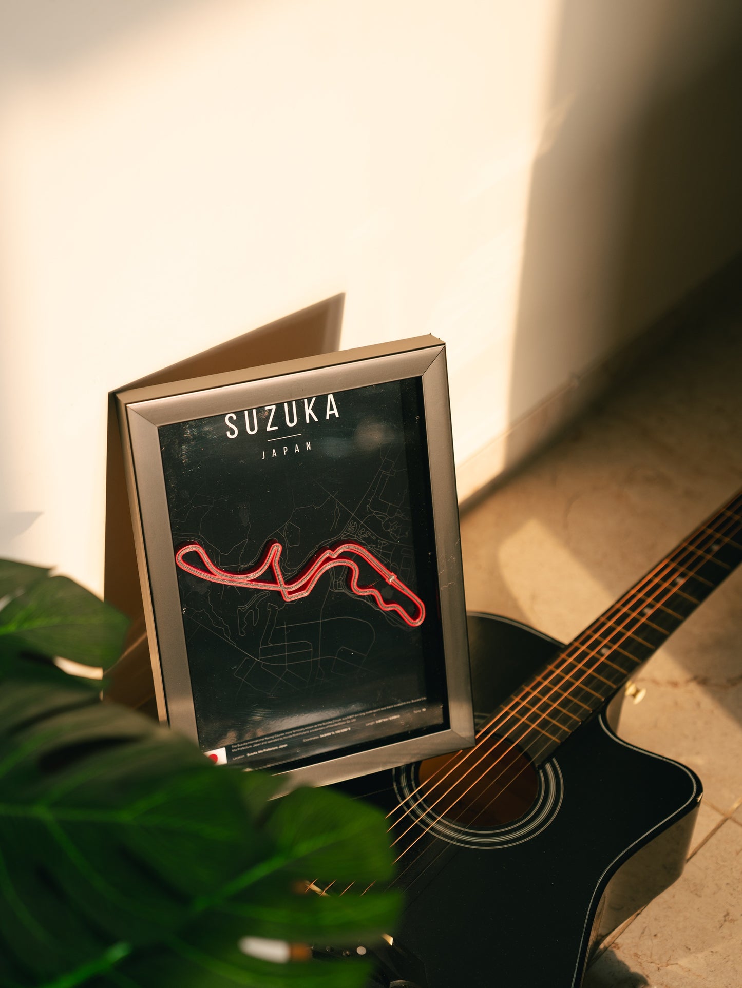 Suzuka F1 Track 3D Wall Frame