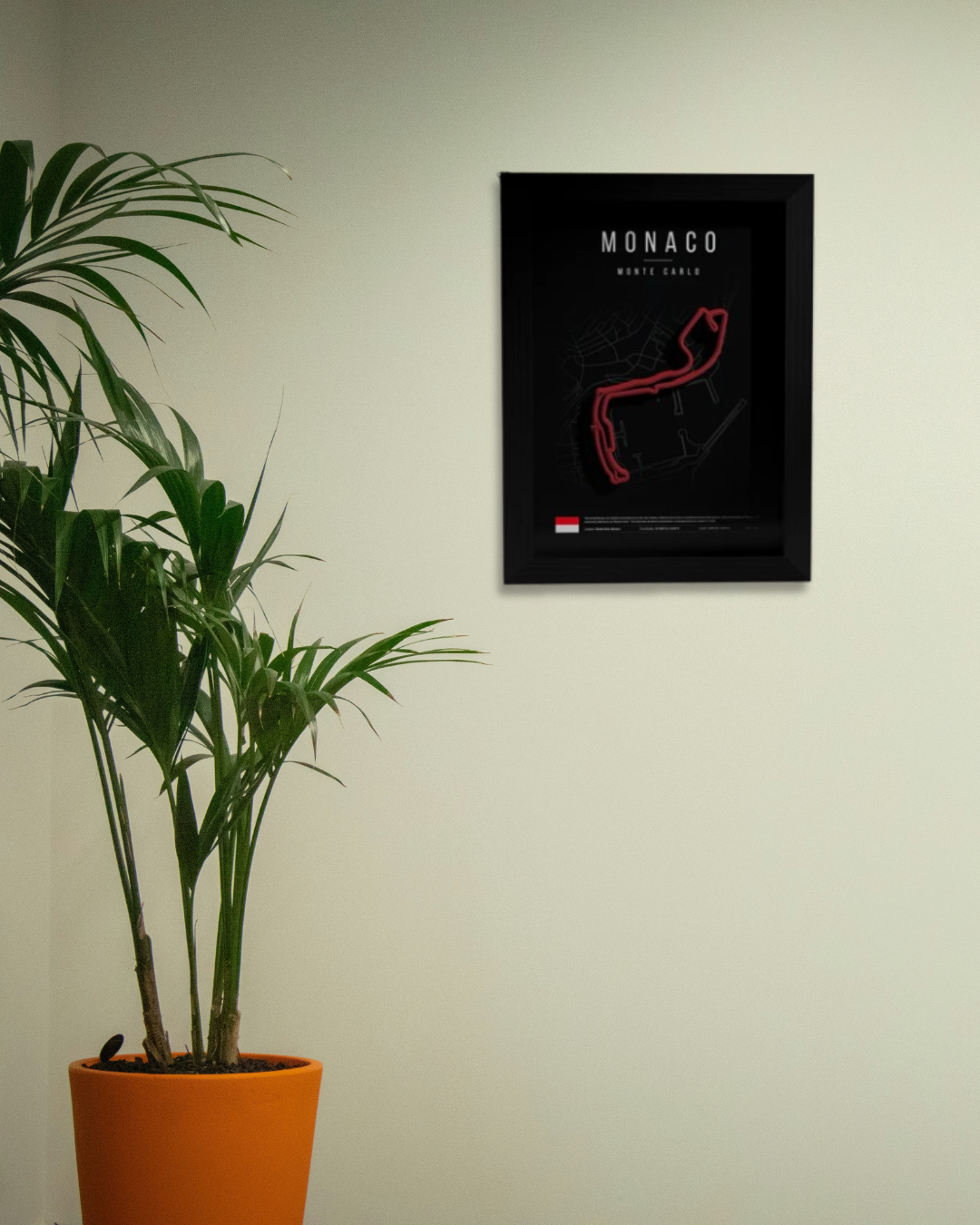 MONACO F1 Track 3D Wall Frame