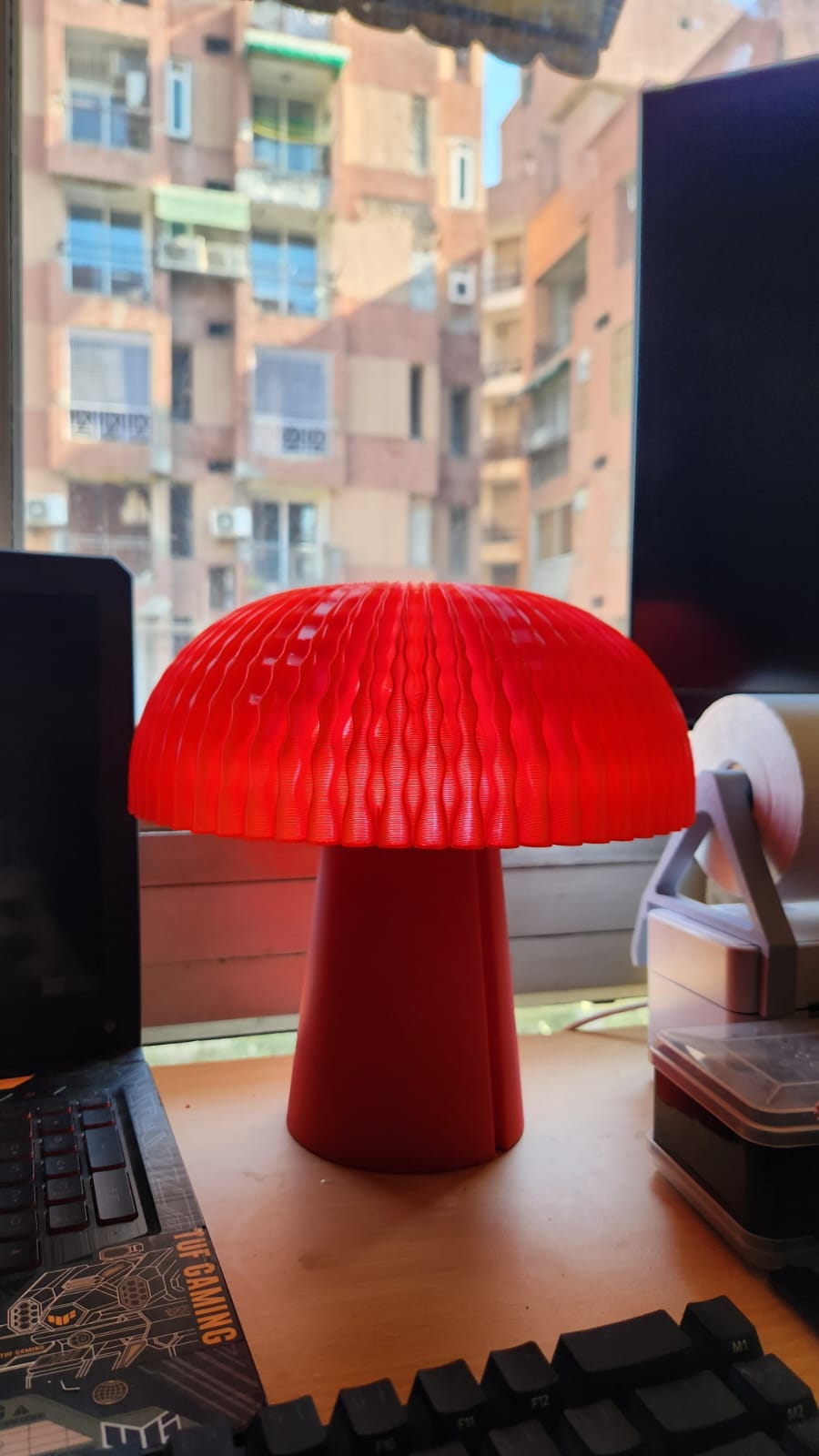 Orange Table Lamp