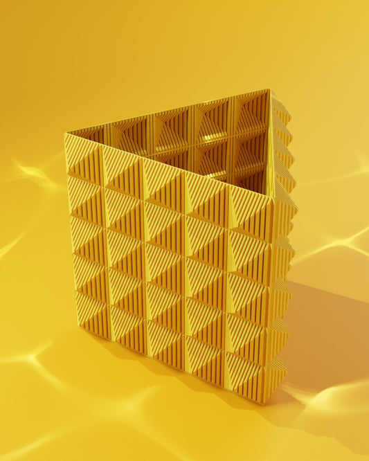 Triangle vase