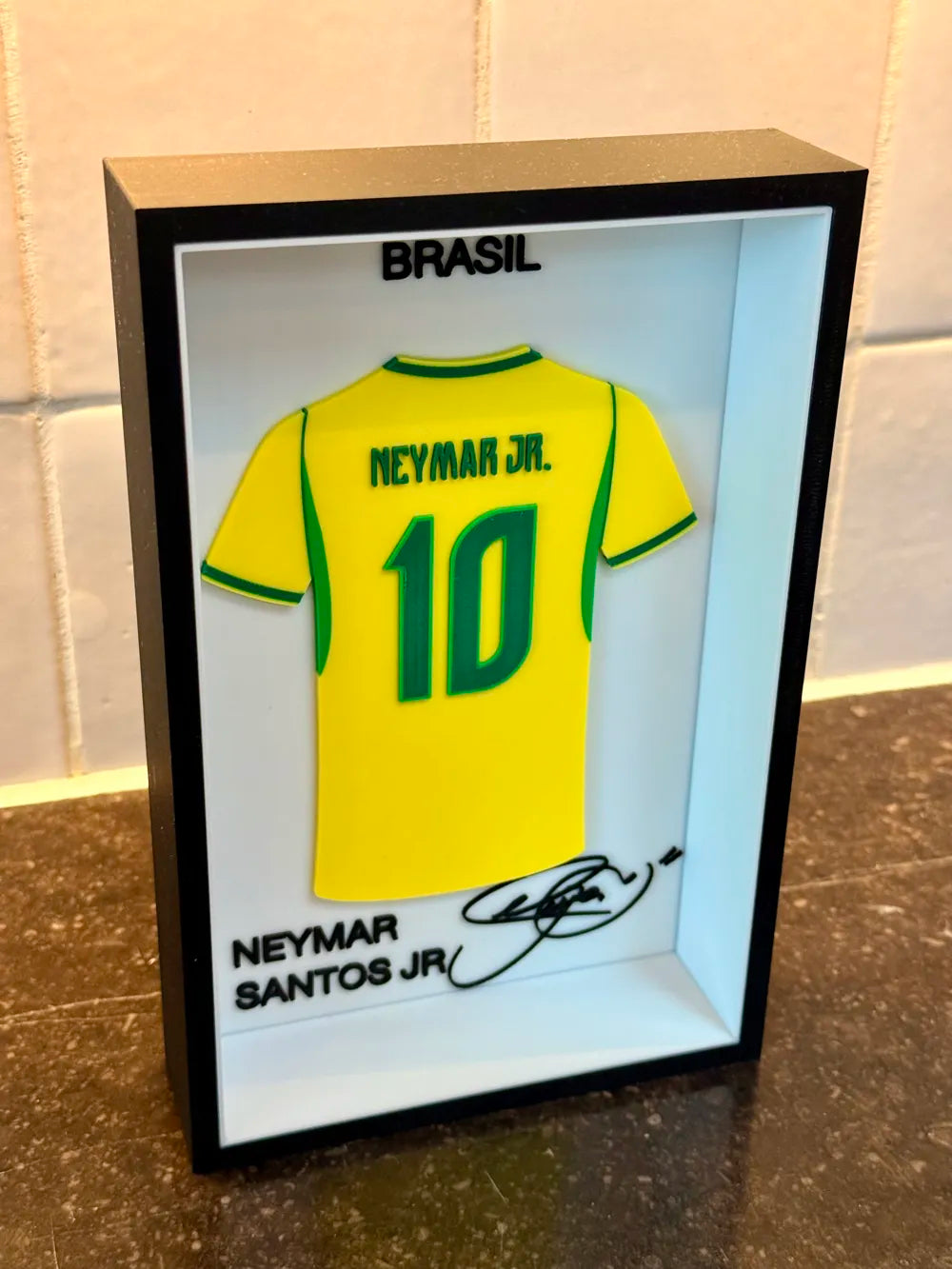 Neymar Santos Júnior - Brazil - Jersey Frame 2026 WC
