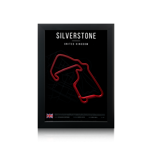 Silverstone 3D F1 Wall Frame