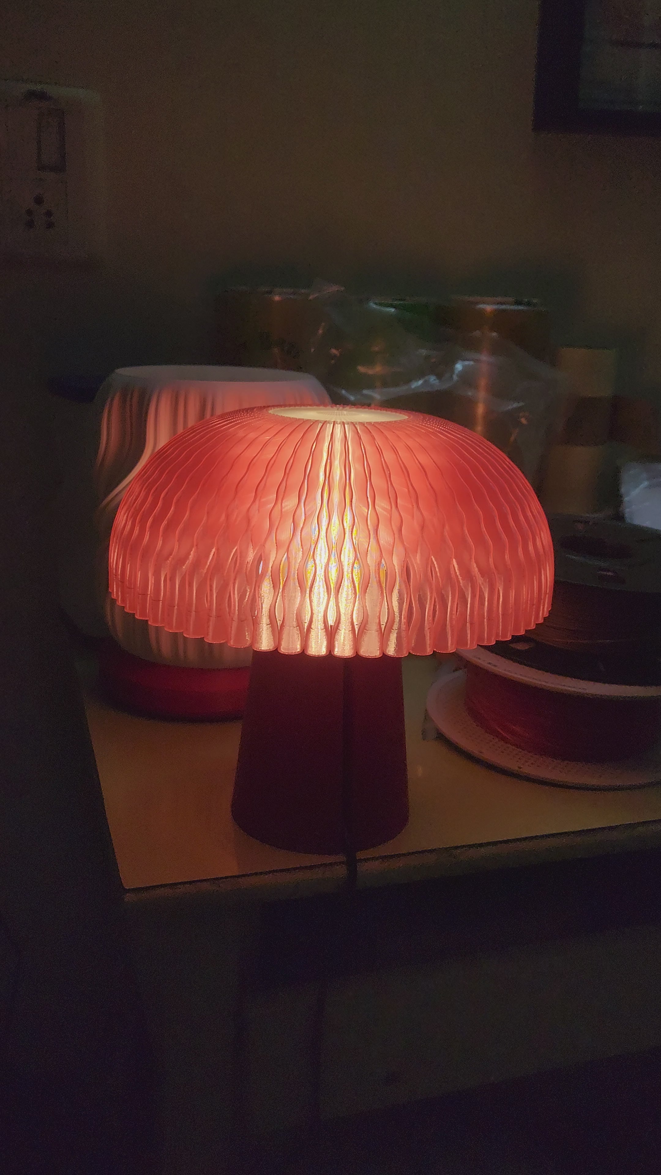 Orange Table Lamp